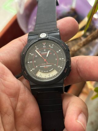 Casio AW 10 Reloj Analógico-Digital Negro