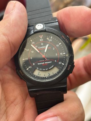 Casio AW 10 Reloj Analógico-Digital Negro
