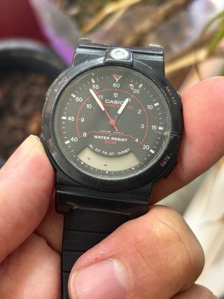Casio AW 10 Reloj Analógico-Digital Negro