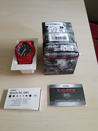 Reloj Casio G-Shock 5081 Rojo Nuevo