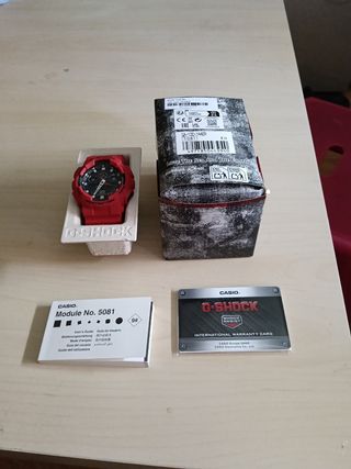 Reloj Casio G-Shock 5081 Rojo Nuevo