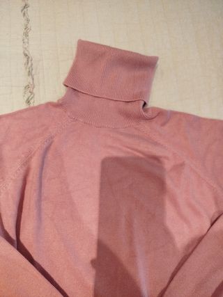 Jersey Sfera cuello alto rosa mujer