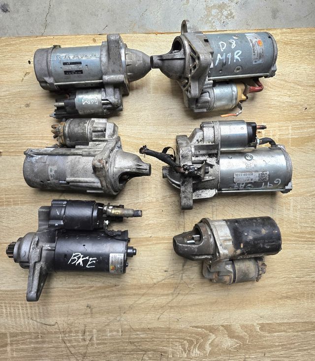 Lote de motores de arranque