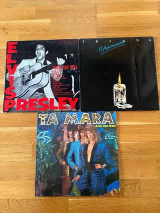17 vinilos antiguos