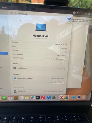 MacBook Air 15,3 2024 Apple M3 Plata