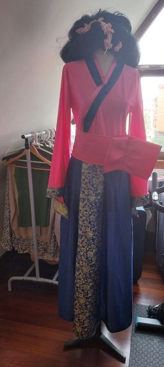 Disfraz Geisha Mujer Talla S (valdría para M)