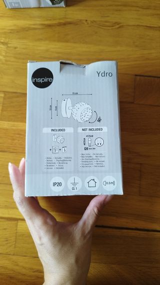 Set 2 Lampade da Parete Inspire Ydro