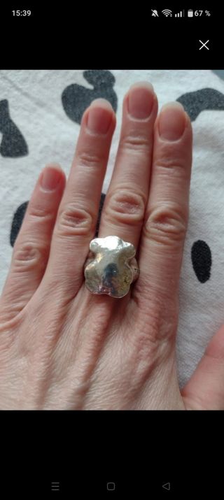 Anillo Tous Duna Plata