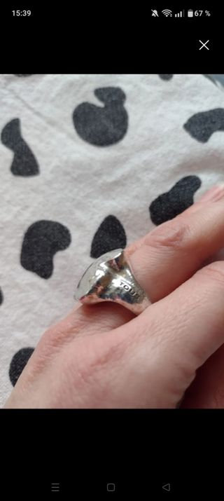 Anillo Tous Duna Plata