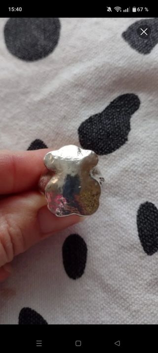Anillo Tous Duna Plata