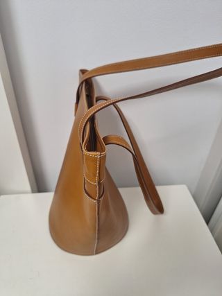 Bolso de piel El Caballo marrón