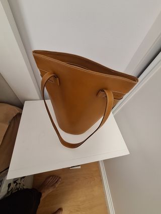 Bolso de piel El Caballo marrón