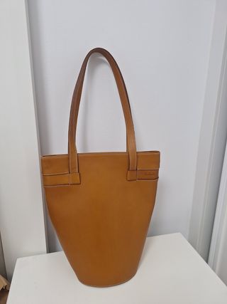 Bolso de piel El Caballo marrón