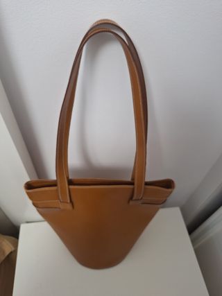 Bolso de piel El Caballo marrón