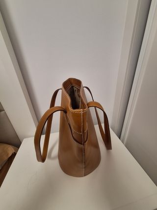 Bolso de piel El Caballo marrón