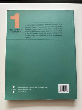 Matemàtiques aplicades a les ciències socials. ...