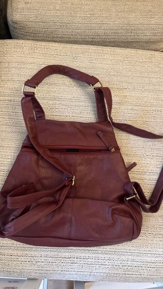 Mochila Misako Piel Berenjena
