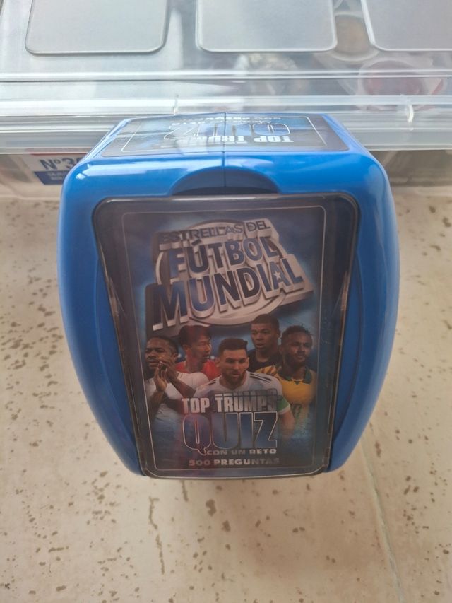 Juego Cartas Top Trumps Quiz Fútbol Mundial
