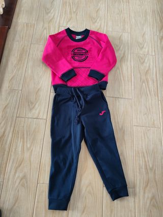 Chándal Joma niña rosa y azul