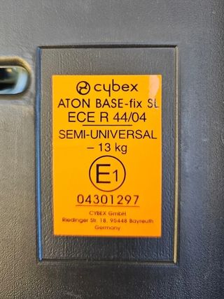 Base Isofix Cybex Atom 5 y Aton 2-Fix