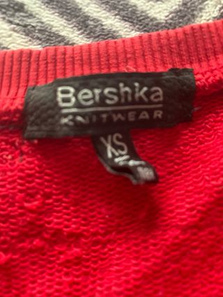 Crop Top Bershka Mujer Rojo Talla XS