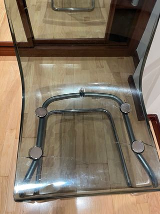 Sedia Tobias Ikea grigia cromata