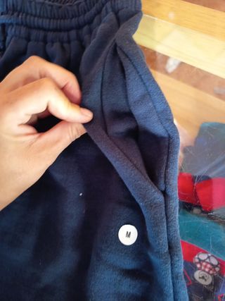Bermudas azules talla M