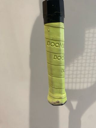 Raqueta de tenis Boomerang amarilla