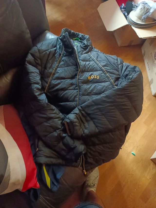 Chaqueta Cortavientos Hugo Boss Negra