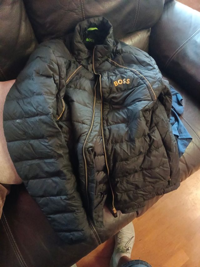 Chaqueta Cortavientos Hugo Boss Negra