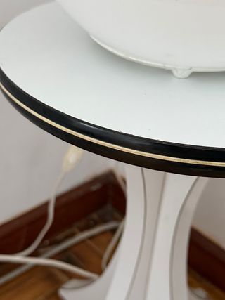 Sgabello in legno retrò vintage anni '70