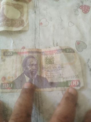 3 Billetes: España 100 Pesetas, Kenia 100 Shilling
