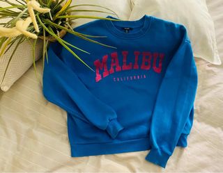 Sudadera Kiabi Azul Malibu California