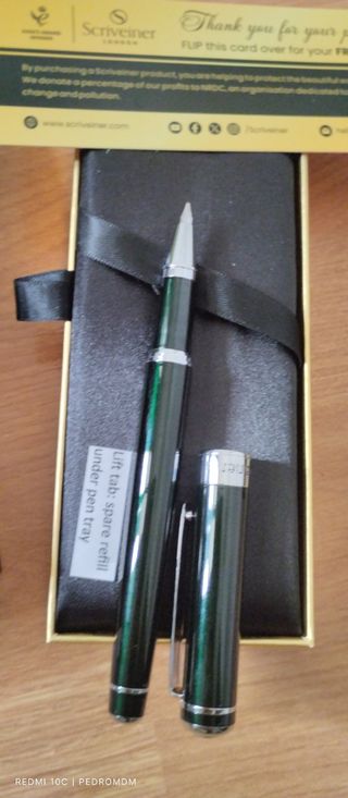 Bolígrafo Scriveiner Verde Oscuro