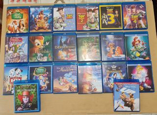 Lote 20 Blu-ray Clásicos Disney Animados