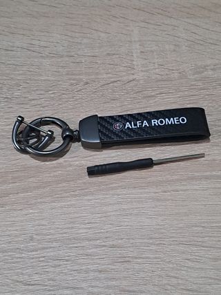 Llavero Alfa Romeo Carbono
