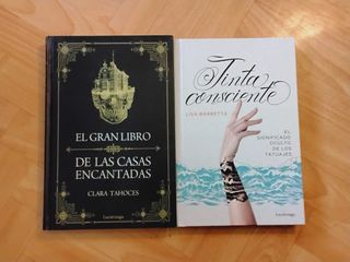 Lote libros Tinta consciente y casas encantadas