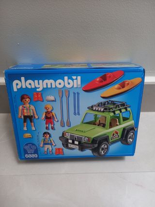 Playmobil Coche Camping Verano con Canoas 6889
