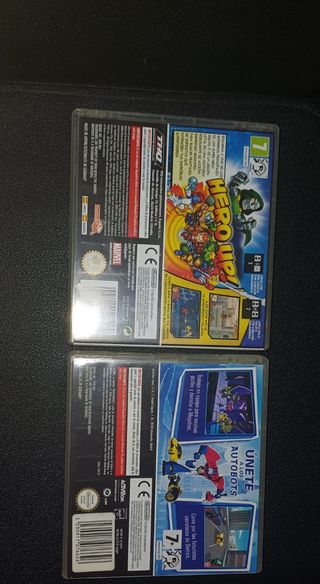 Pack 2 Juegos Nintendo DS: Marvel y Transformers