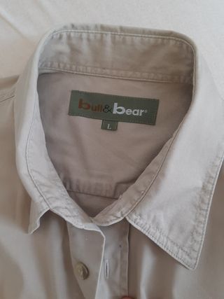 Camicia uomo Bull&Bear Beige Taglia L