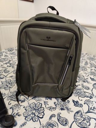 Mochila Jack & Jones verde oliva
