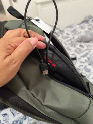 Mochila Jack & Jones verde oliva