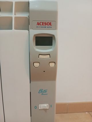 Radiador Eléctrico Acesol Calor Azul. 9 elementos