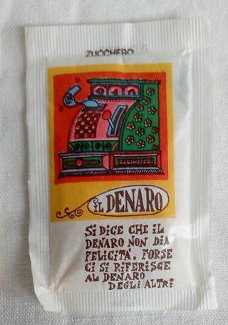Rare Bustine Zucchero I mini detti Zi Zàgo nuove