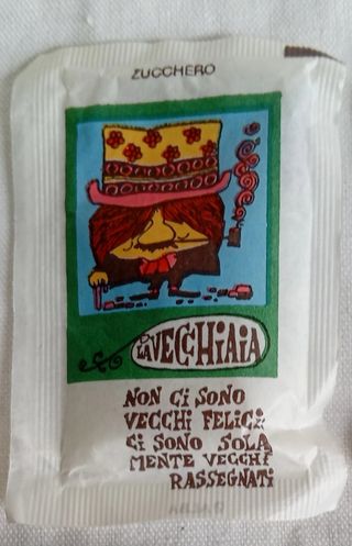 Rare Bustine Zucchero I mini detti Zi Zàgo nuove
