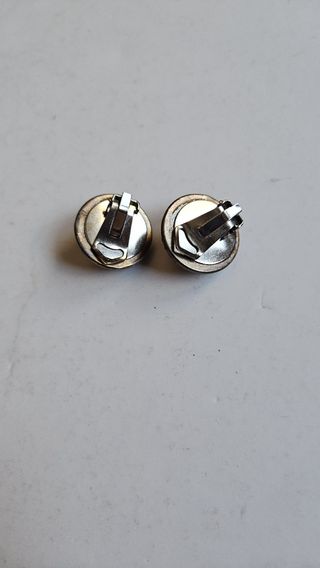 Pendientes vintage rosas y dorado oscuro