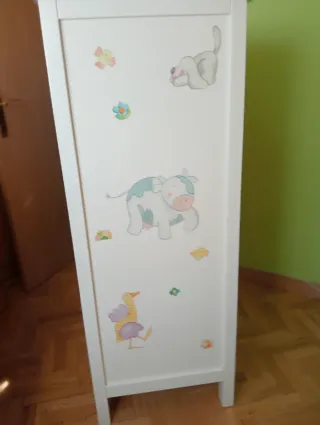 Cómoda infantil 6 cajones blanca