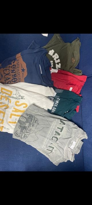 Lote Ropa Niño, camisetas, pantalones, sudaderas 