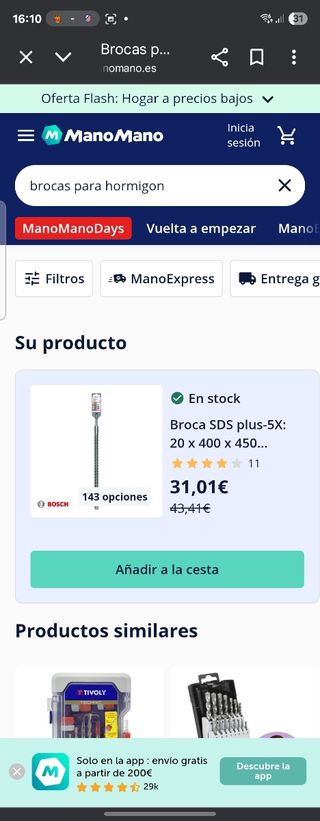 Lote de herramientas Hilti