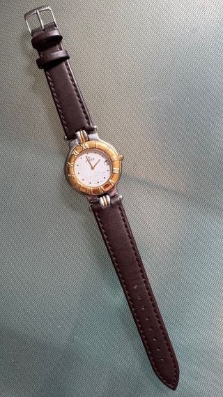 FENDI RELOJ ACERO PIEL VINTAGE 90s HOMBRE MUJER 